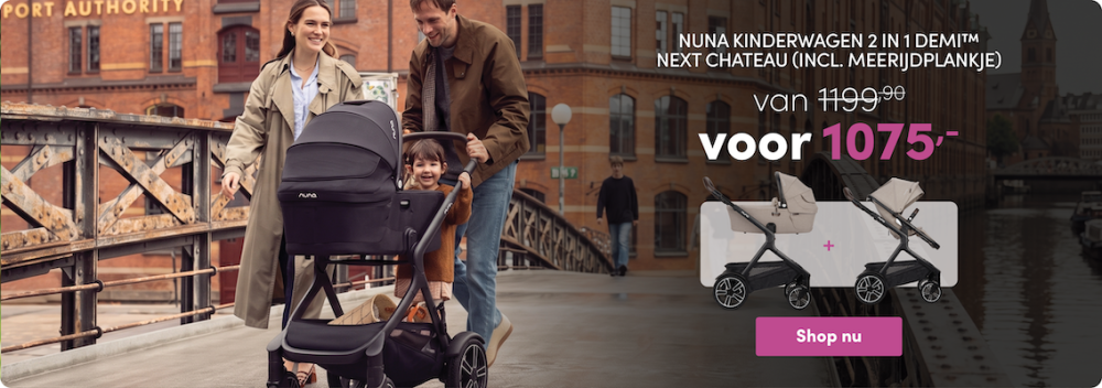 Nuna Kinderwagen 2 in 1 DEMI™ next Chateau (incl. Meerijdplankje)
