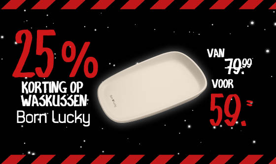 Born Lucky Aankleedkussen