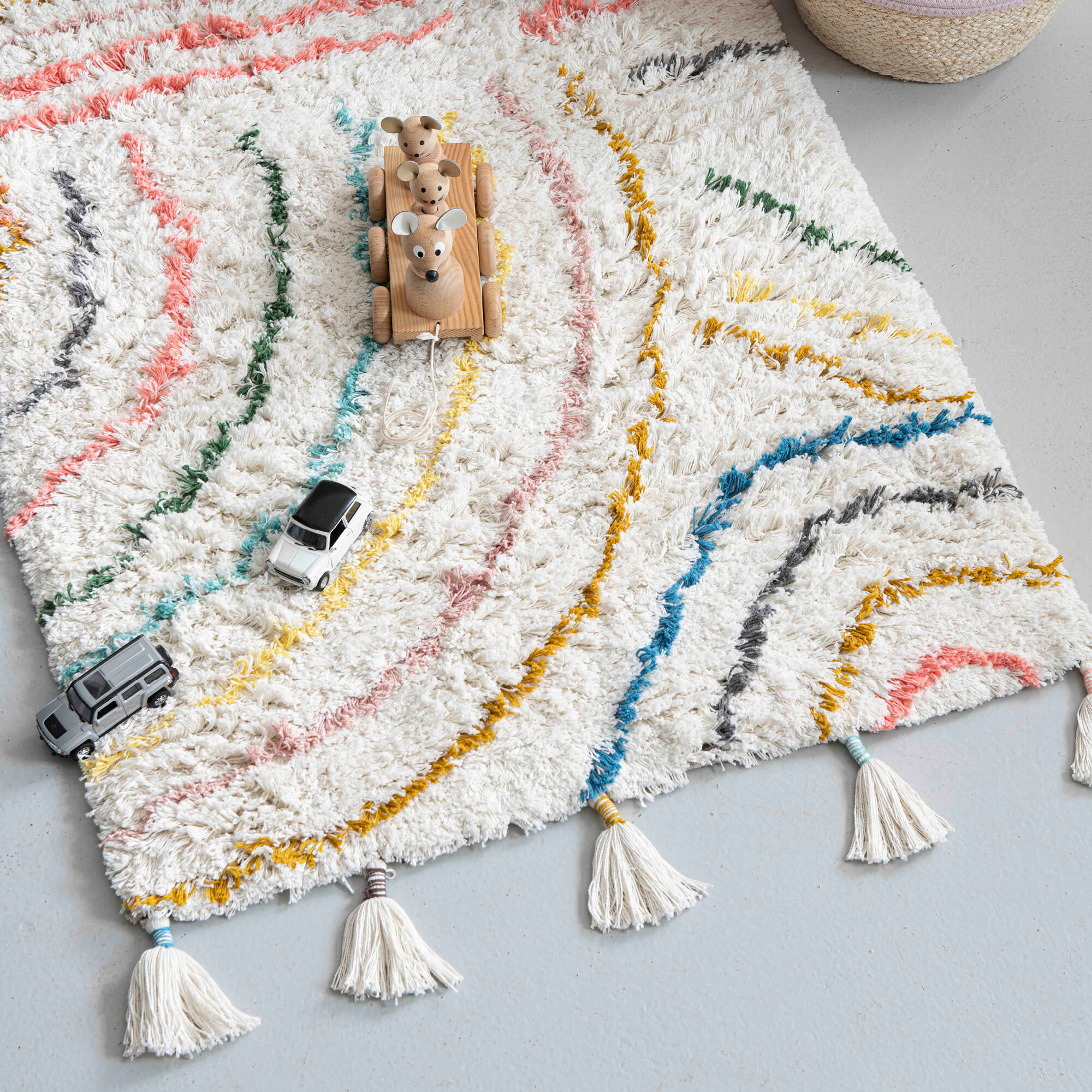 Kidsdepot kindervloerkleed Berber(80x150 cm ) online kopen