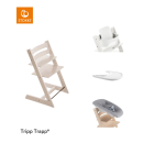 Stokke® Kinderstoel Tripp Trapp® Whitewash + Newborn Set™ + Baby Set™ White + Tray™
