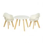 Quax Kids Table + Chairs White