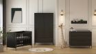 Born Lucky Babykamer Marble 3 Delig Zwart