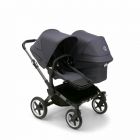 Bugaboo Donkey 5 Duo Kinderwagen Core Graphite Stormy Blue