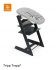 Stokke® Kinderstoel Tripp Trapp® Black + Newborn Set™