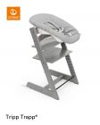 Stokke® Kinderstoel Tripp Trapp® Storm Grey + Newborn Set™