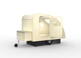 Mathy By Bols Caravanbed Ivoor 90 x 190 cm