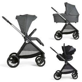 Chicco 3 In 1 Kinderwagen Bellagio Met Adaptors Black Satin