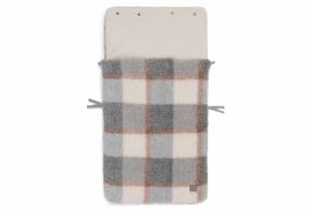 Jollein Voetenzak Groep 0+ Autostoel 3/5 Punts Gordel Check Boucle