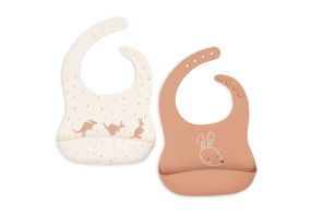 Jollein Slab Siliconen Kangaroots 2-Pack