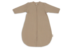 Jollein Slaapzak Zomer met Afritsbare Mouw Rond 90cm Ajour Biscuit
