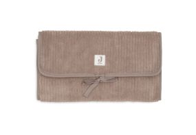 Jollein Verschoningsmat met Opbergvak Cloudy Rib Milky Coffee