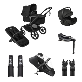 Bugaboo Kinderwagen Fox 5 Renew 3 in 1 Bundel Complete Black | Heritage Black