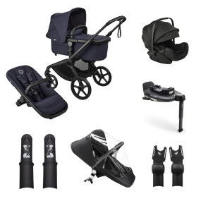 Bugaboo Kinderwagen Fox 5 Renew 3 in 1 Bundel Complete Black | Deep Indigo