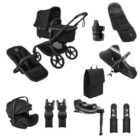 Bugaboo Kinderwagen Fox 5 Renew Ultieme Newborn Bundel Complete Black | Heritage Black