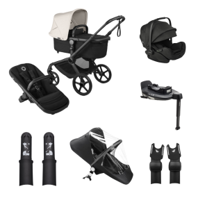 Bugaboo Kinderwagen Fox 5 Renew 3 in 1 Bundel Complete Black | Heritage Black Misty White