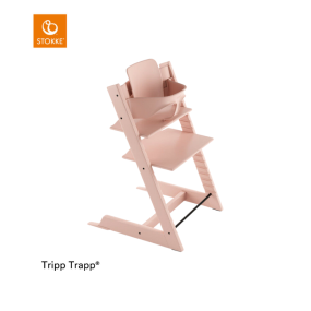 Stokke® Kinderstoel Tripp Trapp® Serene Pink + Stokke® Tripp Trapp® Baby Set² Serene Pink