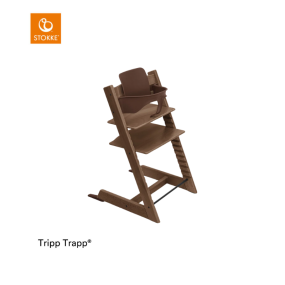 Stokke® Kinderstoel Tripp Trapp® Warm Brown + Stokke® Tripp Trapp® Baby Set² Warm Brown