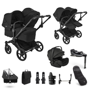 Bugaboo Donkey 6 Duo Ultimate Newborn Bundle Black | Heritage Black