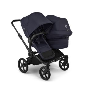 Bugaboo Donkey 6 Duo Kinderwagen Black | Deep Indigo