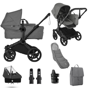 Bugaboo Donkey 6 Mono Essential Bundle Black | Moon Grey