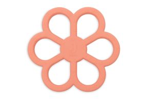 Jollein Bijtring Siliconen Flower Coral Rose