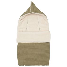 Koeka Autostoel Voetenzak 0+ 3/5 Puntsgordel Wafel/Teddy Oslo Moss 0-6 Maanden