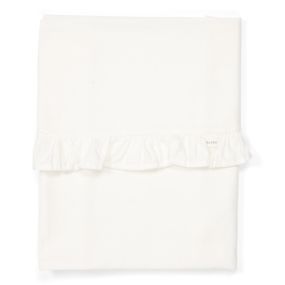 Koeka Wieglaken Ruffle Warm White 80x100 cm