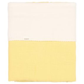 Koeka Wiegdeken Cotton Fleece Faro Honey 75 x 100 cm