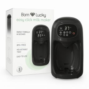 Born Lucky Babyccino Automatische Baby Melk Machine Zwart