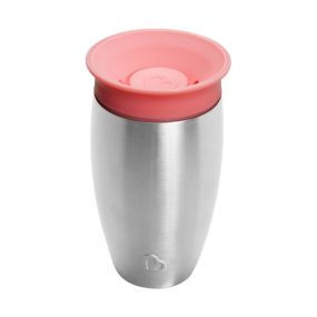 Munchkin Stainless Steel Miracle Sippy Cup Pink