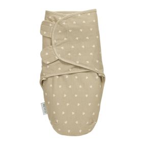 Meyco Inbakerdoek Sweet Heart Sand/Soft Sand 0-3 maanden