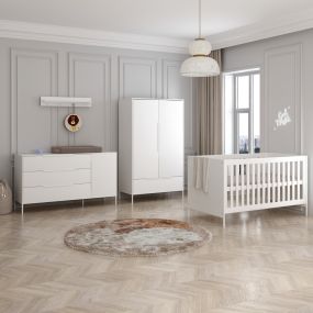 Born Lucky Meegroei Babykamer Santiago Wit XL 3 Delig