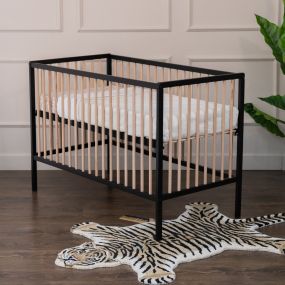 Born Lucky Baby Bed Happy Open Zwart & Naturel