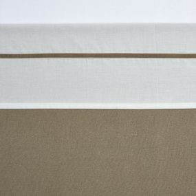 Meyco Wieglaken Velvet Bies 75 x 100 cm Taupe