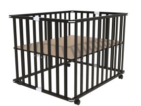 Born Lucky Opvouwbare Baby Box Flip Zwart