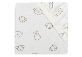 Jollein Hoeslaken Jersey 70/75x140/150cm Miffy and Friends