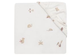 Jollein Hoeslaken Jersey 60x120cm Animal Friends