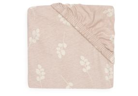 Jollein Hoeslaken Jersey Meegroei Ledikant 70 x 140 cm Twig Wild Rose