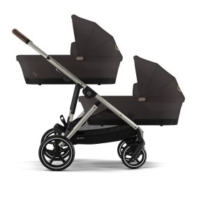 Cybex Tweeling Kinderwagen e-Gazelle S Chocolate Brown | Brown