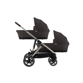 Cybex Tweeling Kinderwagen e-Gazelle S Taupe Chocolate Brown