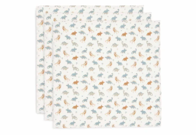 Jollein Hydrofiele Doek Small 70x70cm Roarsome (3-pack)