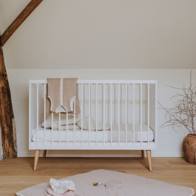 Quax Ledikant Cocoon Ice White 60 x 120 cm