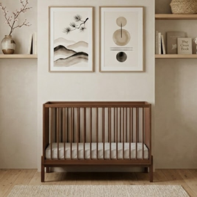 Quax Ashi Bed 120x60 cm Chestnut