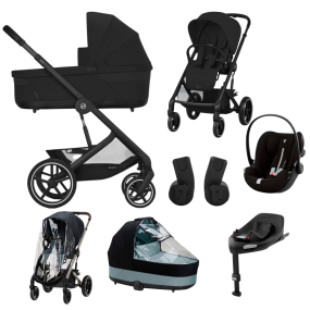 Cybex Kinderwagen 3 in 1 Balios S Lux Set XL Moon Black | Black