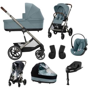 Cybex Kinderwagen 3 in 1 Balios S Lux Set XL Stormy Blue | Light Blue