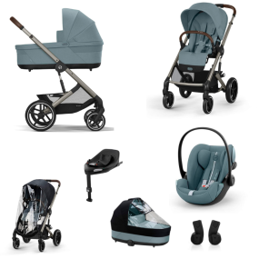 Cybex Kinderwagen 3 in 1 Balios Set XL Lux Stormy Blue | Light Blue