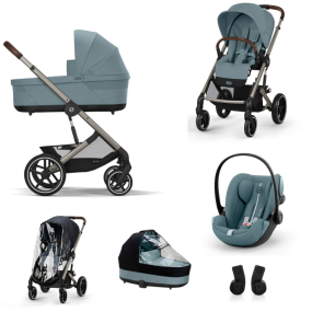 Cybex Kinderwagen 3 in 1 Balios Set L Lux Stormy Blue | Light Blue