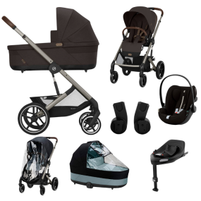 Cybex Kinderwagen 3 in 1 Balios S Lux Set XL Chocolate Brown | Brown