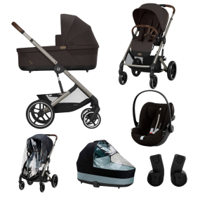Cybex Kinderwagen 3 in 1 Balios S Lux Set L Chocolate Brown | Brown