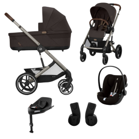 Cybex Kinderwagen 3 in 1 Balios Lux Set M Chocolate Brown | Brown